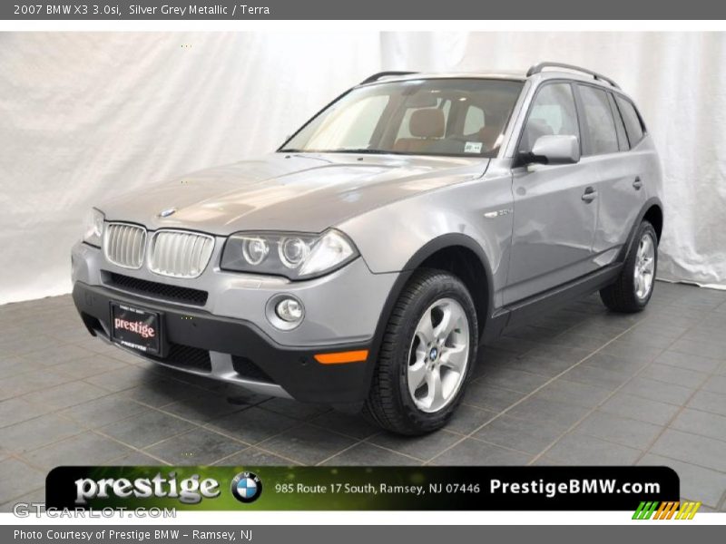 Silver Grey Metallic / Terra 2007 BMW X3 3.0si