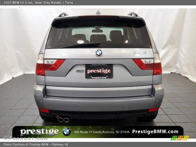 Silver Grey Metallic / Terra 2007 BMW X3 3.0si