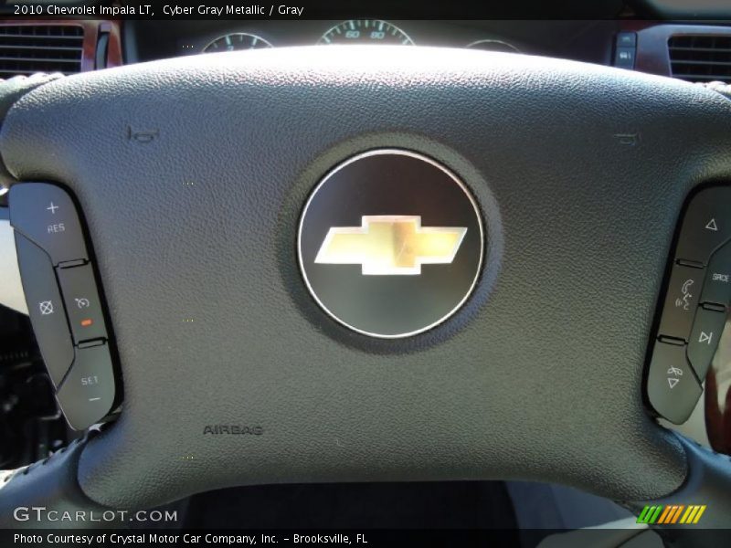 Cyber Gray Metallic / Gray 2010 Chevrolet Impala LT