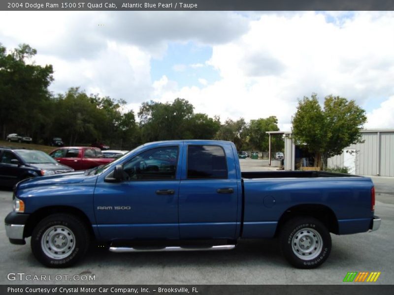 Atlantic Blue Pearl / Taupe 2004 Dodge Ram 1500 ST Quad Cab