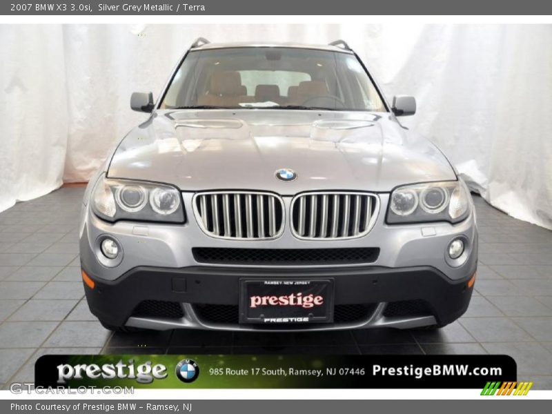 Silver Grey Metallic / Terra 2007 BMW X3 3.0si