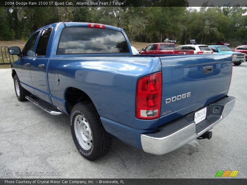 Atlantic Blue Pearl / Taupe 2004 Dodge Ram 1500 ST Quad Cab