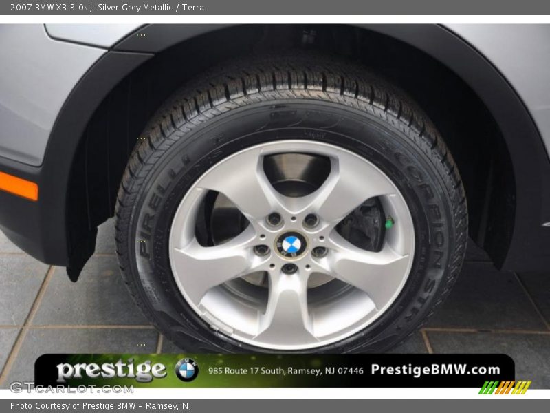 Silver Grey Metallic / Terra 2007 BMW X3 3.0si