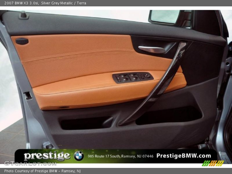 Silver Grey Metallic / Terra 2007 BMW X3 3.0si