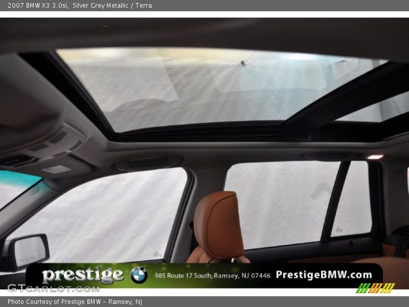 Silver Grey Metallic / Terra 2007 BMW X3 3.0si