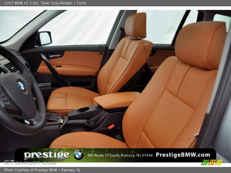Silver Grey Metallic / Terra 2007 BMW X3 3.0si