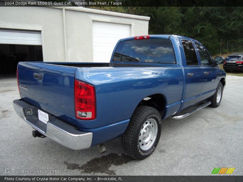 Atlantic Blue Pearl / Taupe 2004 Dodge Ram 1500 ST Quad Cab