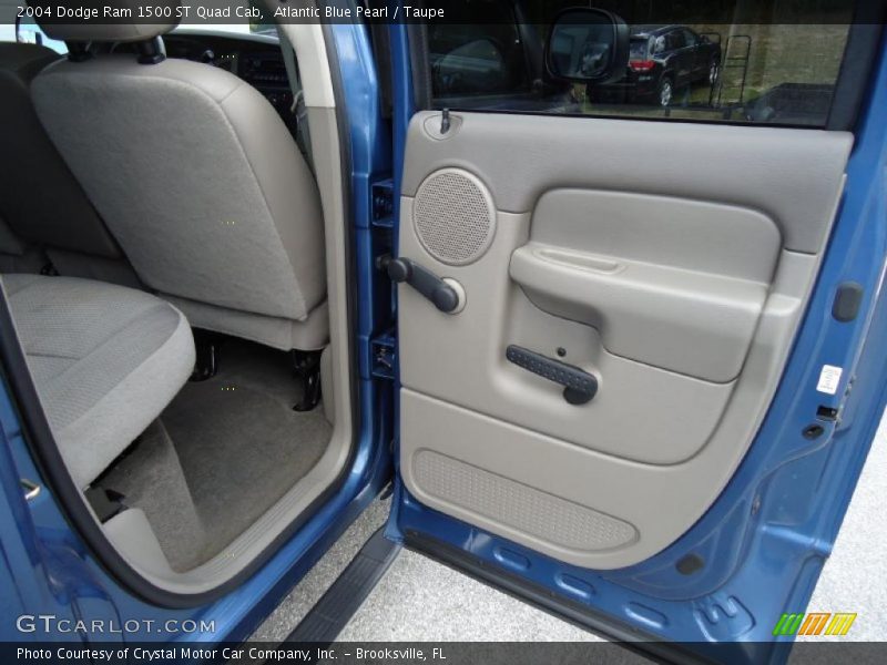 Atlantic Blue Pearl / Taupe 2004 Dodge Ram 1500 ST Quad Cab