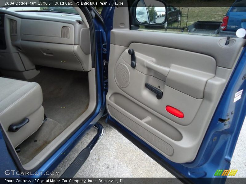 Atlantic Blue Pearl / Taupe 2004 Dodge Ram 1500 ST Quad Cab