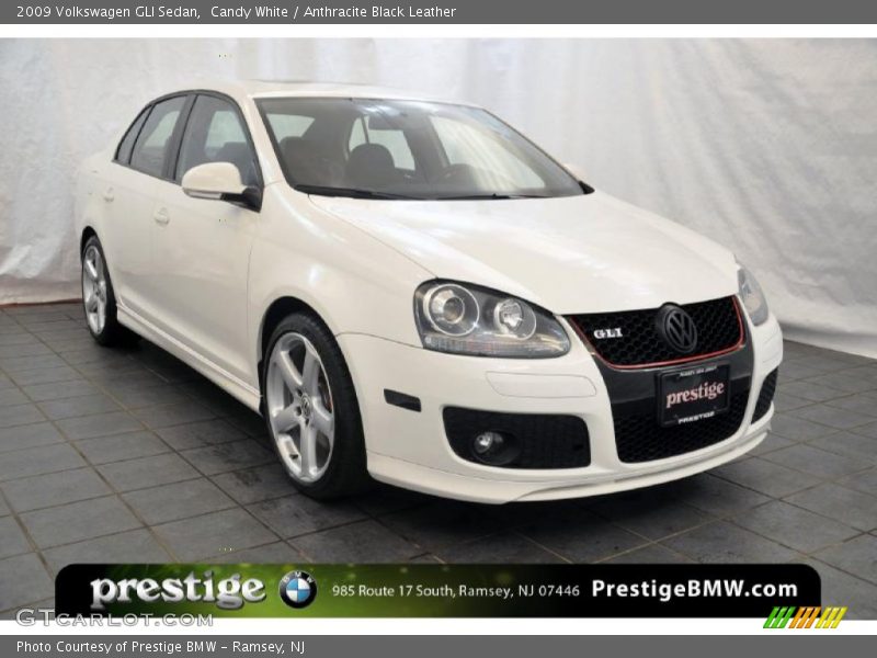 Candy White / Anthracite Black Leather 2009 Volkswagen GLI Sedan