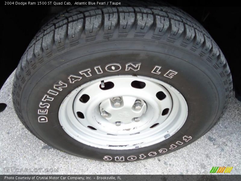 Atlantic Blue Pearl / Taupe 2004 Dodge Ram 1500 ST Quad Cab