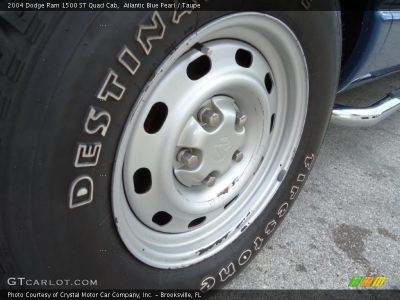 Atlantic Blue Pearl / Taupe 2004 Dodge Ram 1500 ST Quad Cab
