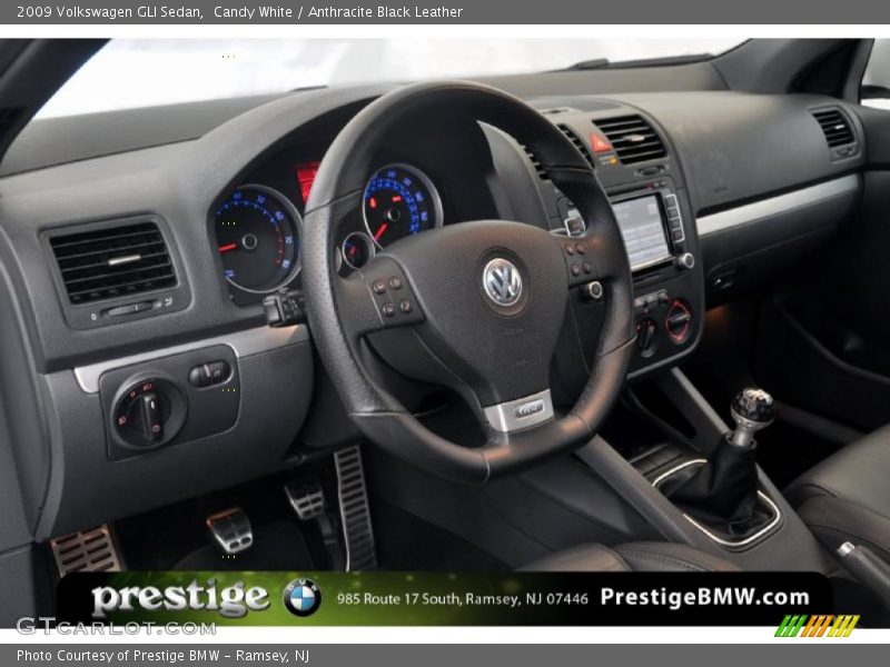 Candy White / Anthracite Black Leather 2009 Volkswagen GLI Sedan