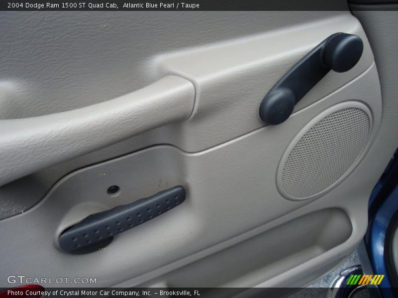 Atlantic Blue Pearl / Taupe 2004 Dodge Ram 1500 ST Quad Cab
