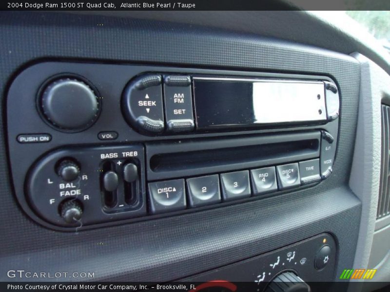 Atlantic Blue Pearl / Taupe 2004 Dodge Ram 1500 ST Quad Cab