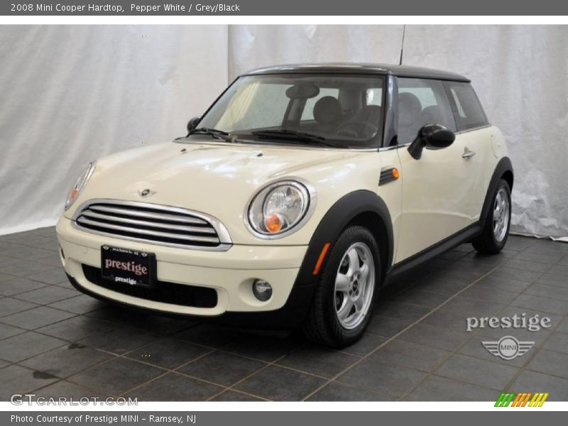 Pepper White / Grey/Black 2008 Mini Cooper Hardtop