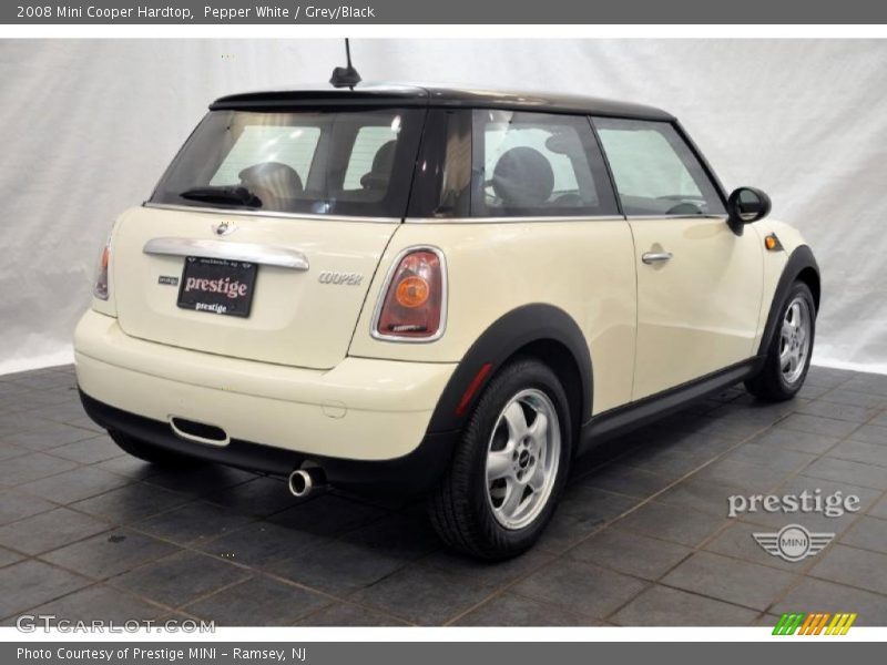 Pepper White / Grey/Black 2008 Mini Cooper Hardtop