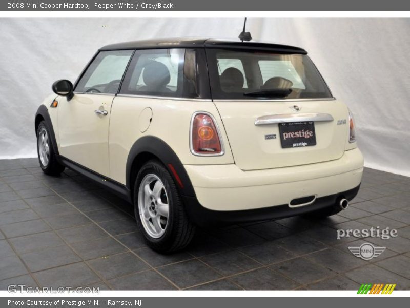 Pepper White / Grey/Black 2008 Mini Cooper Hardtop