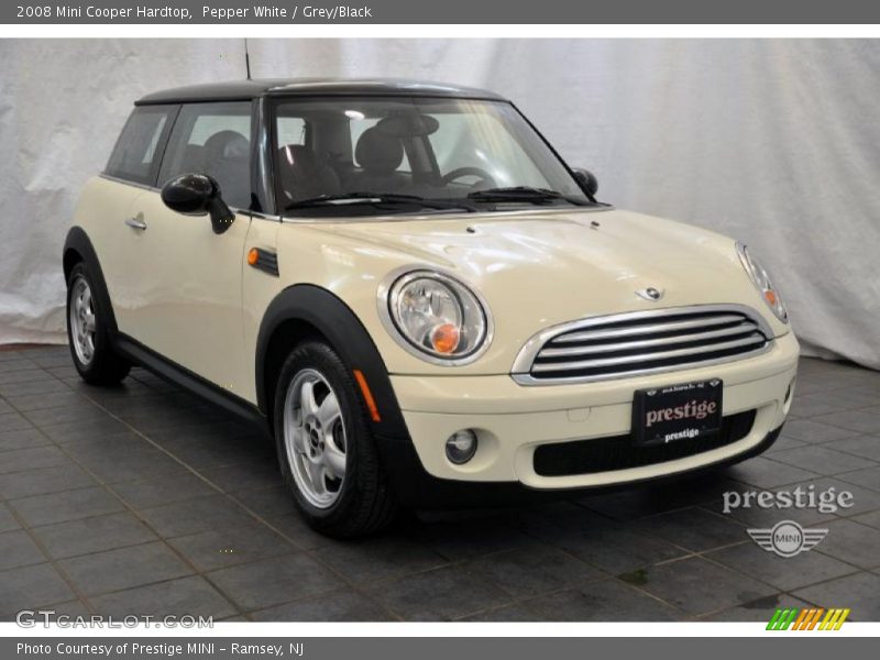 Pepper White / Grey/Black 2008 Mini Cooper Hardtop