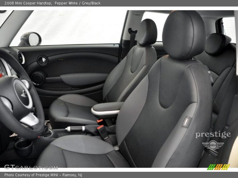 Pepper White / Grey/Black 2008 Mini Cooper Hardtop