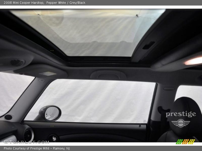 Pepper White / Grey/Black 2008 Mini Cooper Hardtop