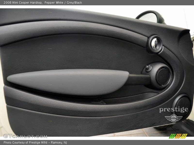 Pepper White / Grey/Black 2008 Mini Cooper Hardtop