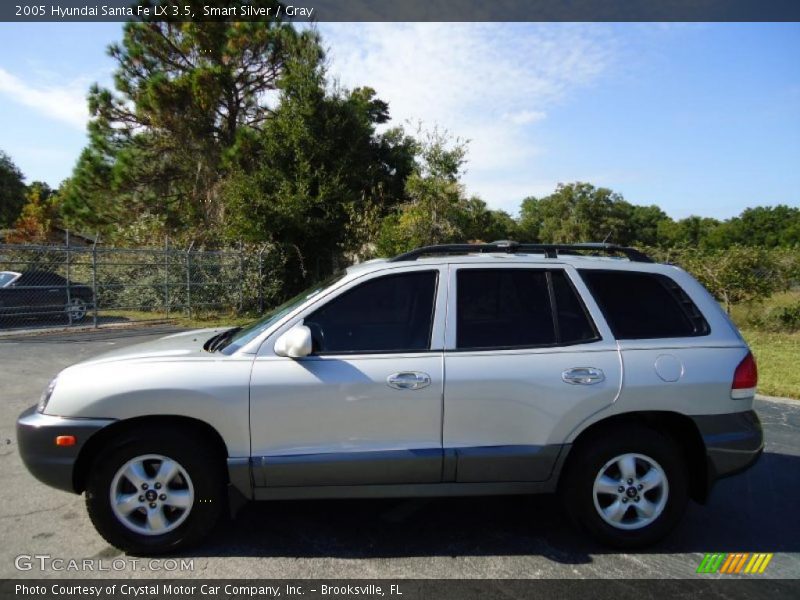 Smart Silver / Gray 2005 Hyundai Santa Fe LX 3.5