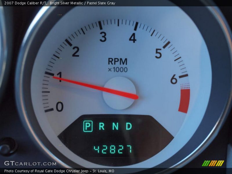 Bright Silver Metallic / Pastel Slate Gray 2007 Dodge Caliber R/T