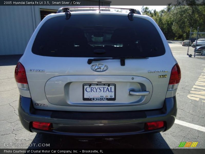 Smart Silver / Gray 2005 Hyundai Santa Fe LX 3.5