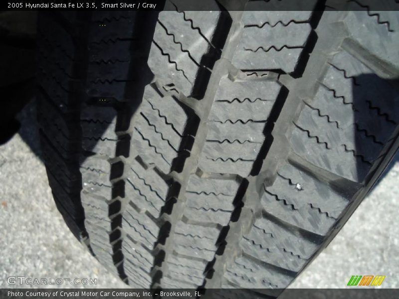 Smart Silver / Gray 2005 Hyundai Santa Fe LX 3.5