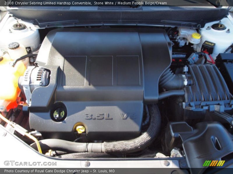  2008 Sebring Limited Hardtop Convertible Engine - 3.5 Liter SOHC 24-Valve V6