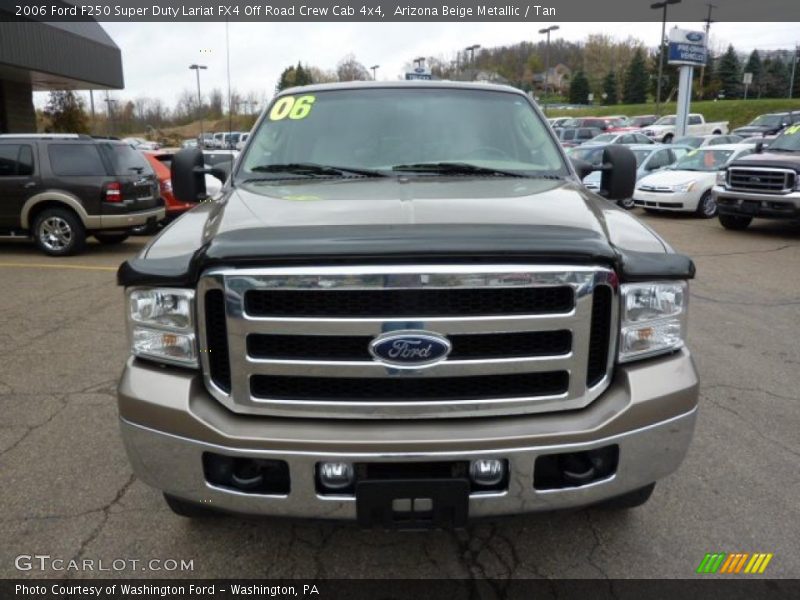 Arizona Beige Metallic / Tan 2006 Ford F250 Super Duty Lariat FX4 Off Road Crew Cab 4x4