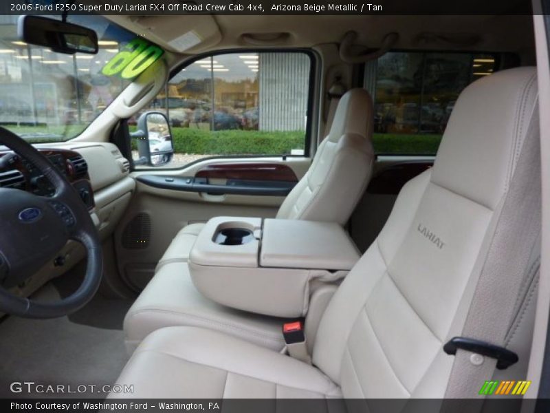 Arizona Beige Metallic / Tan 2006 Ford F250 Super Duty Lariat FX4 Off Road Crew Cab 4x4