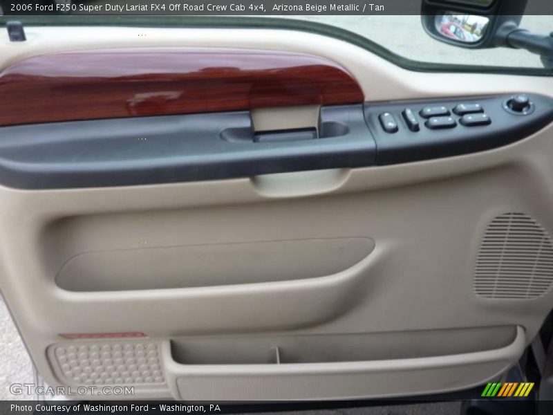 Arizona Beige Metallic / Tan 2006 Ford F250 Super Duty Lariat FX4 Off Road Crew Cab 4x4