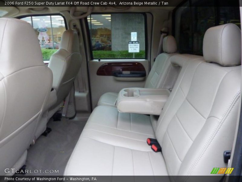 Arizona Beige Metallic / Tan 2006 Ford F250 Super Duty Lariat FX4 Off Road Crew Cab 4x4
