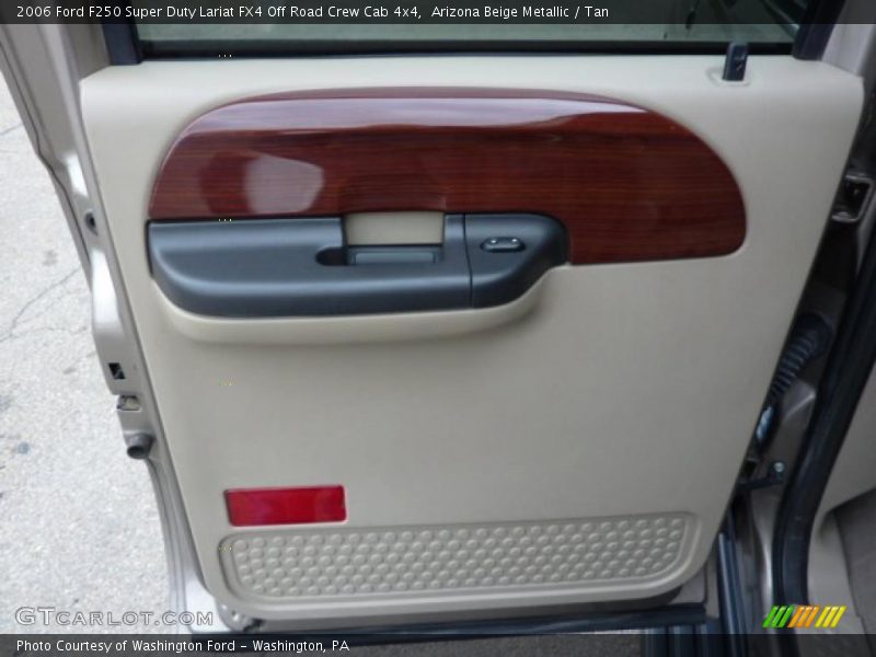 Arizona Beige Metallic / Tan 2006 Ford F250 Super Duty Lariat FX4 Off Road Crew Cab 4x4