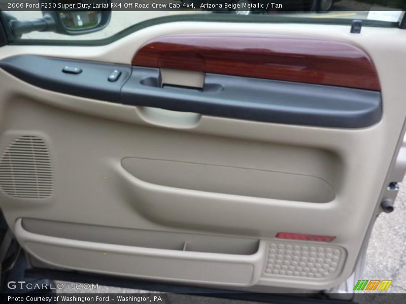 Arizona Beige Metallic / Tan 2006 Ford F250 Super Duty Lariat FX4 Off Road Crew Cab 4x4