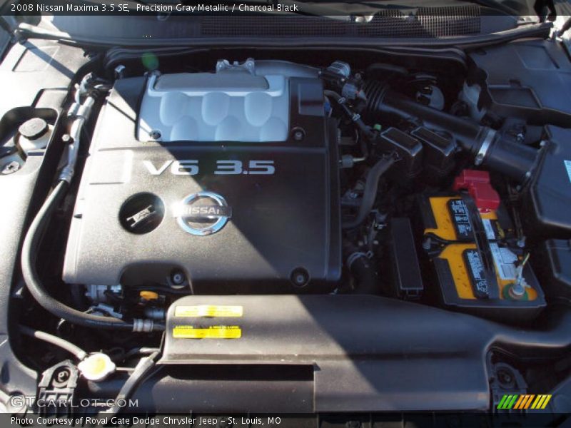 Precision Gray Metallic / Charcoal Black 2008 Nissan Maxima 3.5 SE