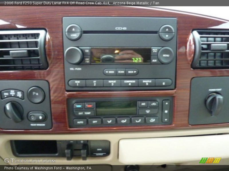 Arizona Beige Metallic / Tan 2006 Ford F250 Super Duty Lariat FX4 Off Road Crew Cab 4x4