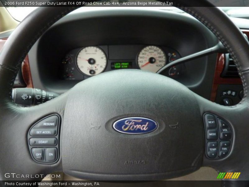Arizona Beige Metallic / Tan 2006 Ford F250 Super Duty Lariat FX4 Off Road Crew Cab 4x4