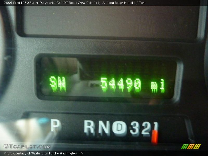Arizona Beige Metallic / Tan 2006 Ford F250 Super Duty Lariat FX4 Off Road Crew Cab 4x4