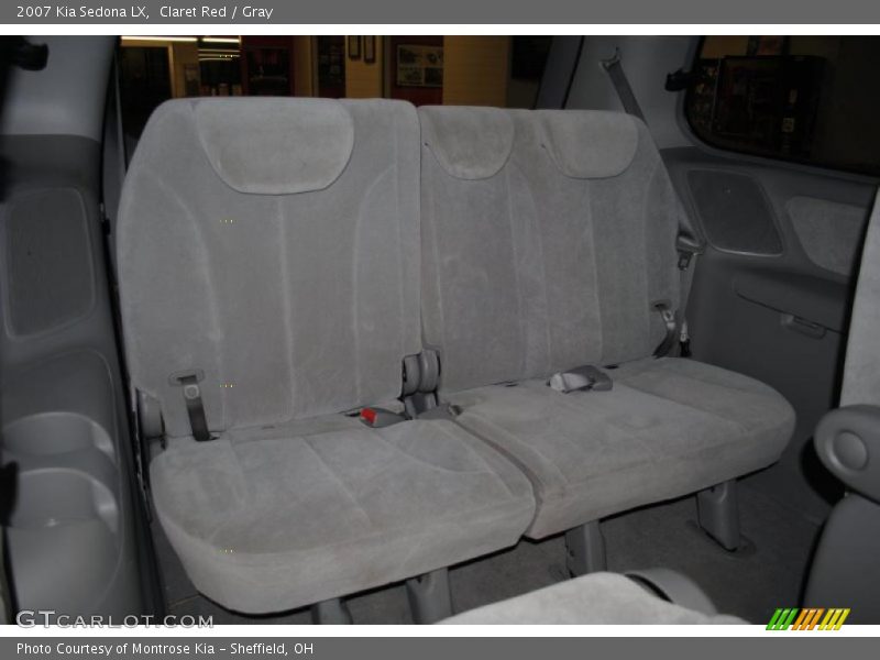 Claret Red / Gray 2007 Kia Sedona LX