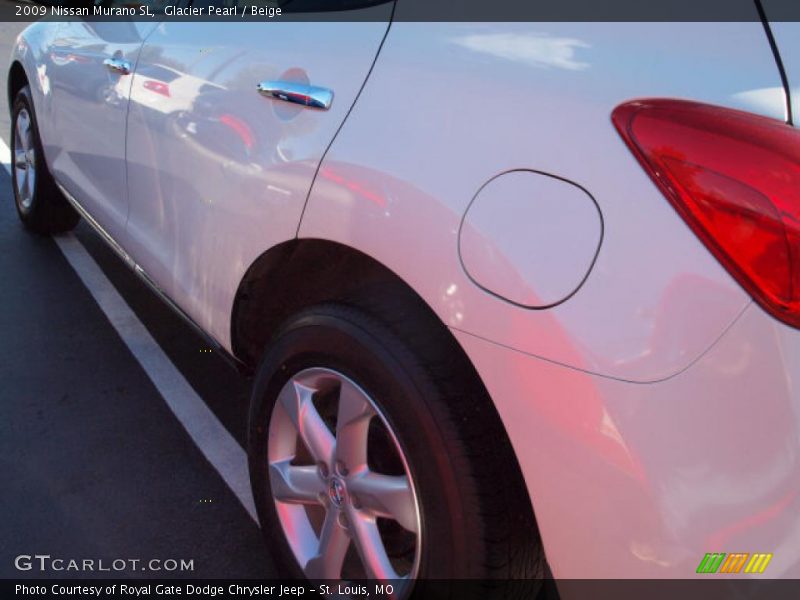Glacier Pearl / Beige 2009 Nissan Murano SL