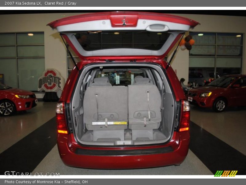 Claret Red / Gray 2007 Kia Sedona LX