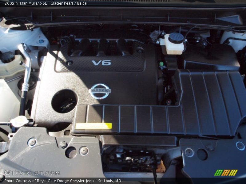 Glacier Pearl / Beige 2009 Nissan Murano SL