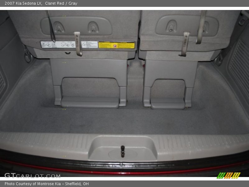 Claret Red / Gray 2007 Kia Sedona LX
