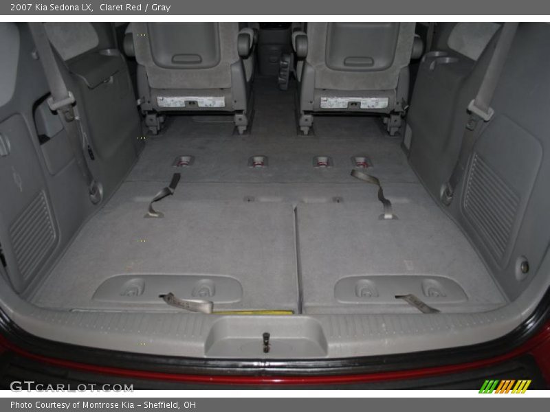 Claret Red / Gray 2007 Kia Sedona LX