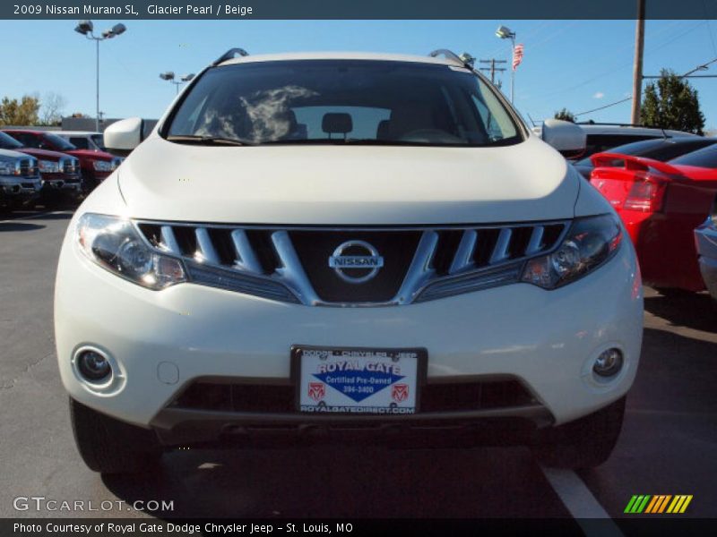 Glacier Pearl / Beige 2009 Nissan Murano SL