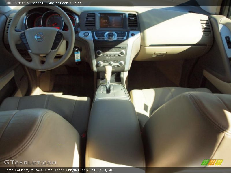 Glacier Pearl / Beige 2009 Nissan Murano SL
