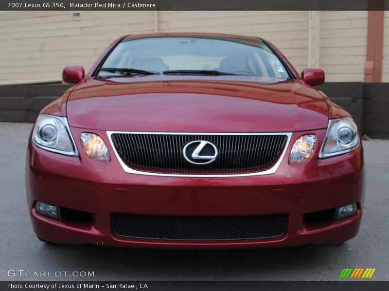 Matador Red Mica / Cashmere 2007 Lexus GS 350